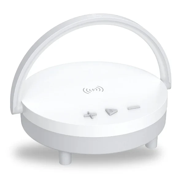 4 in 1 Wireless Charger Speaker WIth LED Light